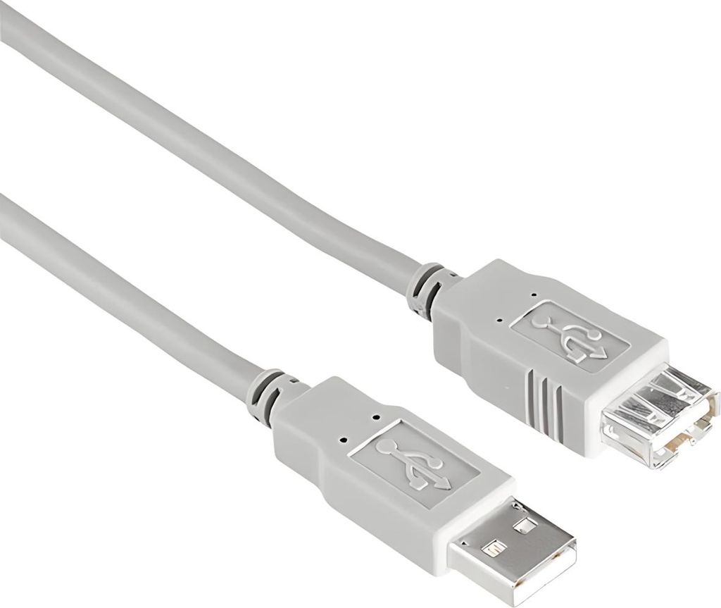 Hama 00200905, 1,5 m, USB A, USB A, USB 2.0, 0,48 Gbit/s, Grau