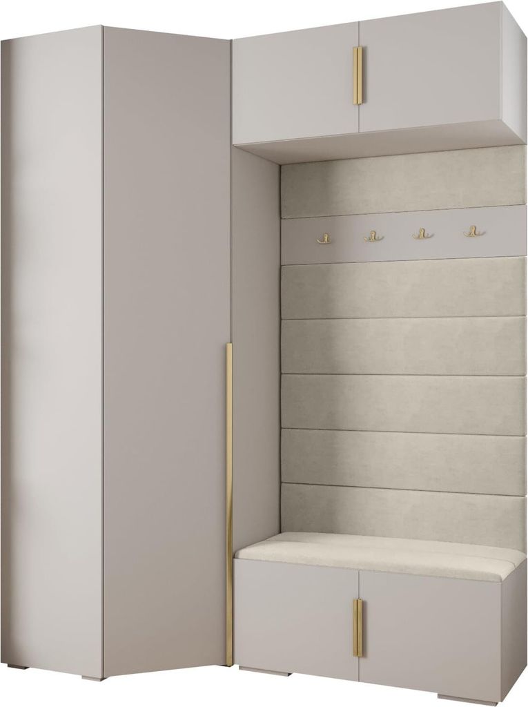 MEBLE KRYSPOL Inova 1 Möbelset Garderobe, 236,7x181,7x47cm Produktbild 