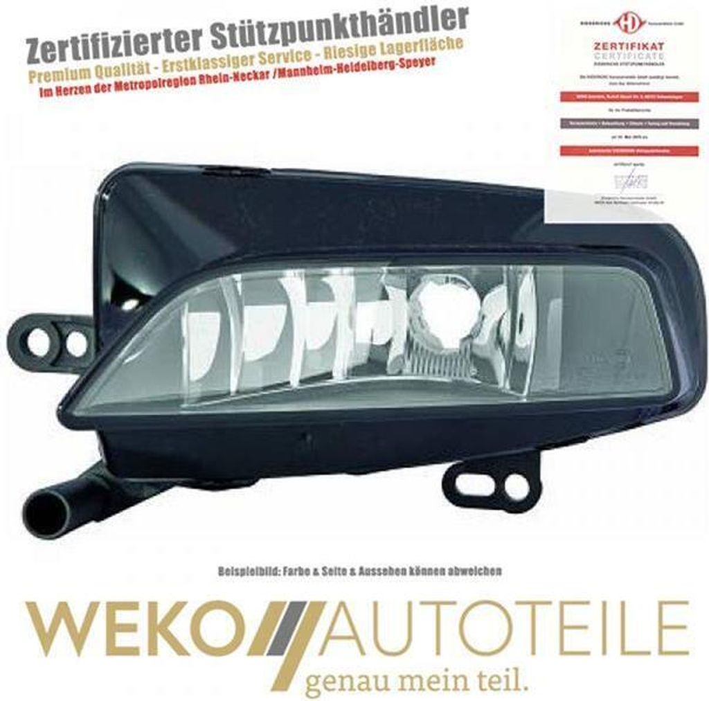 Nebelscheinwerfer links DIEDERICHS 1033189 für AUDI