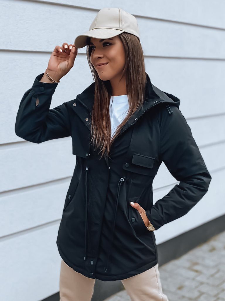 Dstreet Übergangsjacke für Frauen Outcast schwarz L