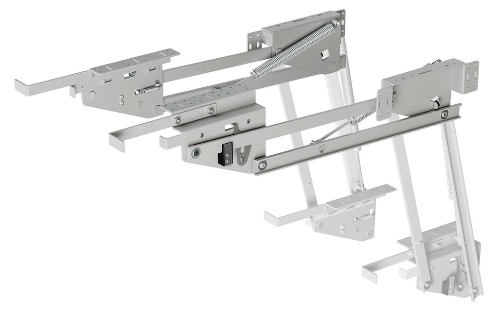 Ausziehbarer Küchenlift 5-20 kg | Einbau-Küchenregal 820x168x106 mm | Höhenverstellbares Schrankregal für Küchenmaschinen, Mikrowelle und Mixer