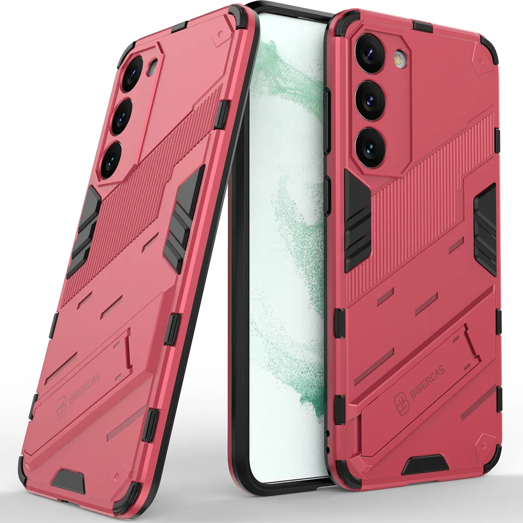 Samsung S23 Plus Cover Rosa Robusta: Protezione Bimbi e Stand