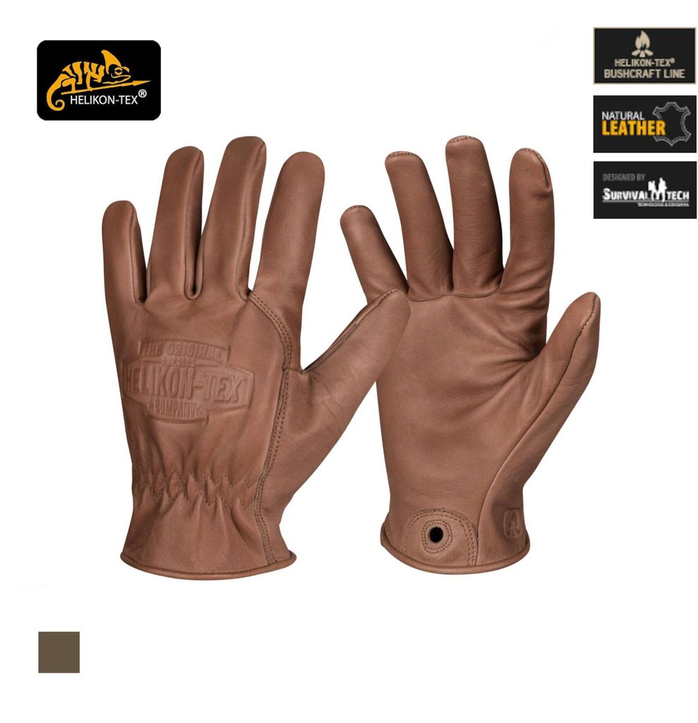 Rękawiczki Helikon-Tex Lumber Gloves - brązowe, rozmiar L Zdjęcie produktu 
