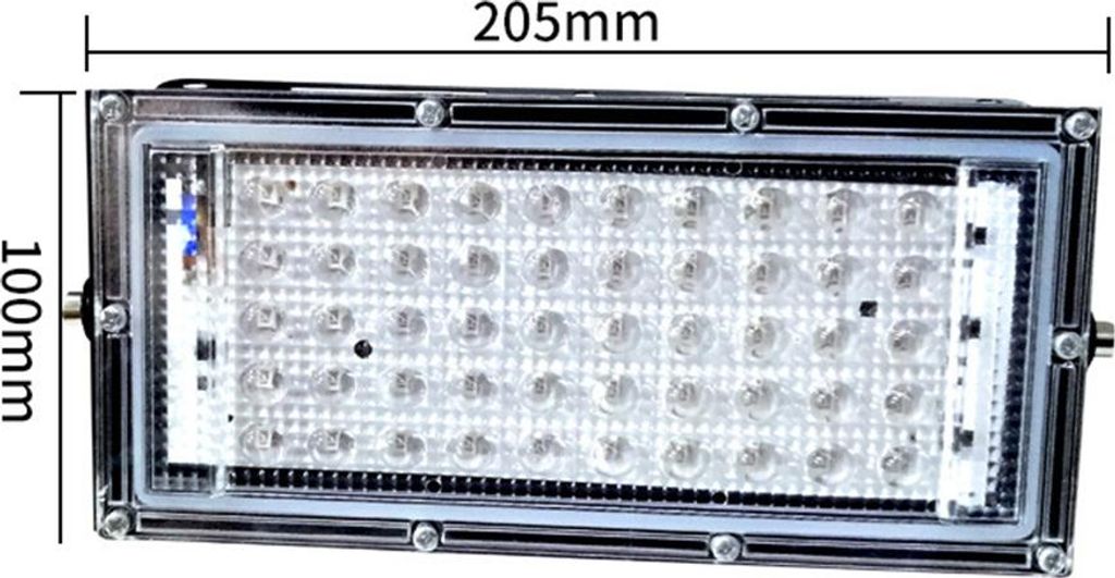 UV černé světlo 50W LED záplava vodotěsná ve tmě bezpečná Obrázek produktu 
