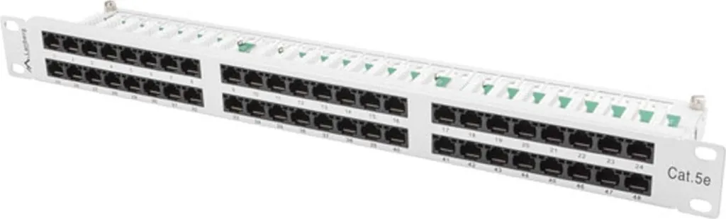 Panneau 48 Ports CAT.5E UTP Lanberg - Solution Réseau 1U Haute Performance