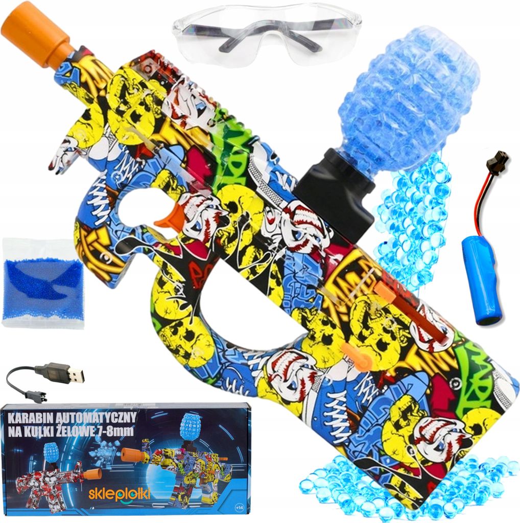 Lolex | Elektrischer Gel Blaster - Graffiti Style Waffe - Produktbild 