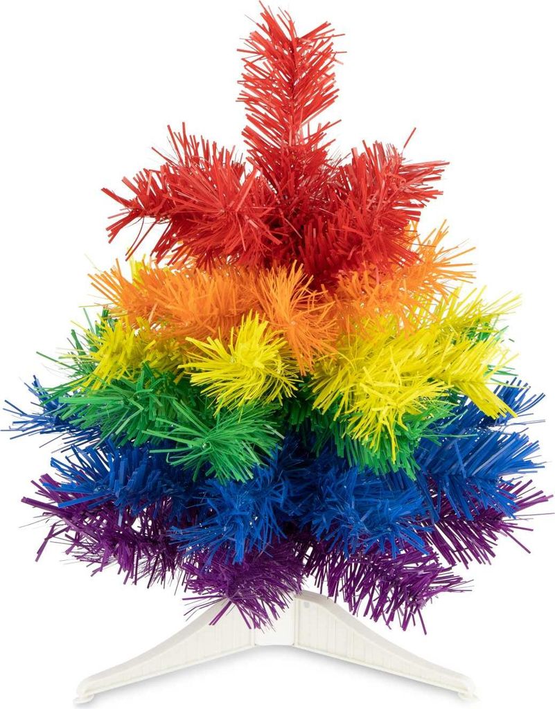Riffelmacher Künstlicher Weihnachtsbaum "Rainbow" 30,5×30 cm 13066 | Bunt