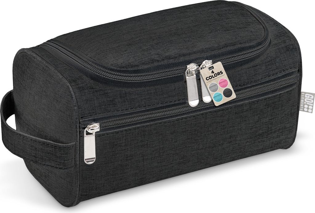 GO!elements Smart Kulturbeutel Männer Kulturtasche zum Aufhängen Herren & Damen - Kosmetiktasche Männer Frauen für Koffer & Handgepäck - Was...