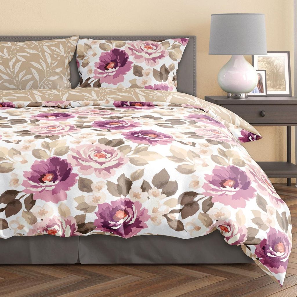 Bettwäsche 140x200 cm + 70x90 cm 100% Baumwollsatin Produktbild 