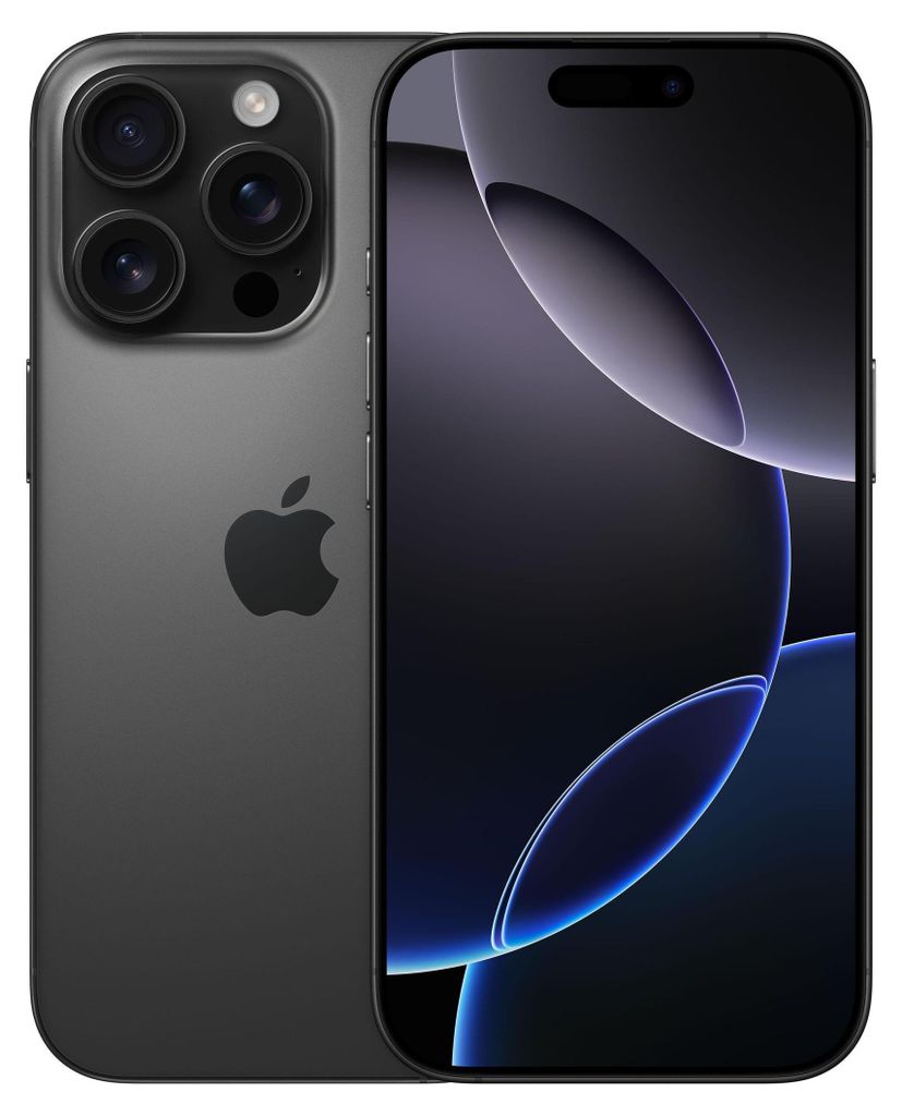 Apple iPhone 16 Pro 256GB Titan Schwarz Produktbild 