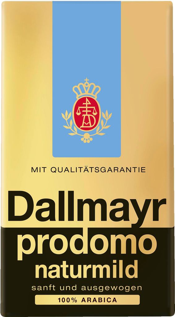 Dallmayr Prodomo Naturmild 500g, 500 g, Średnie palona, Zdjęcie produktu 