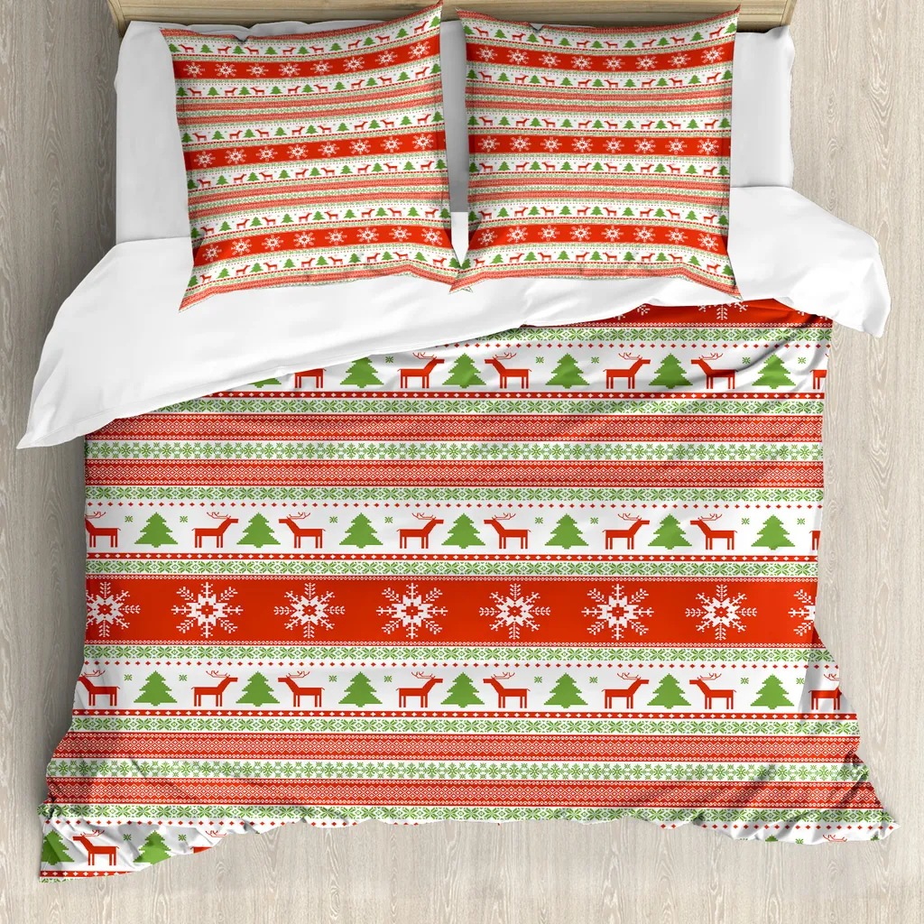 Offerta Set Letto Natale ABAKUHAUS: Matrimoniale Anti-Allergie