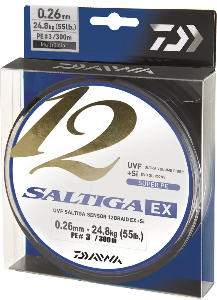 Daiwa Saltiga 12 Braid Haute Résistance 53.4kg Tresse Ronde 300m