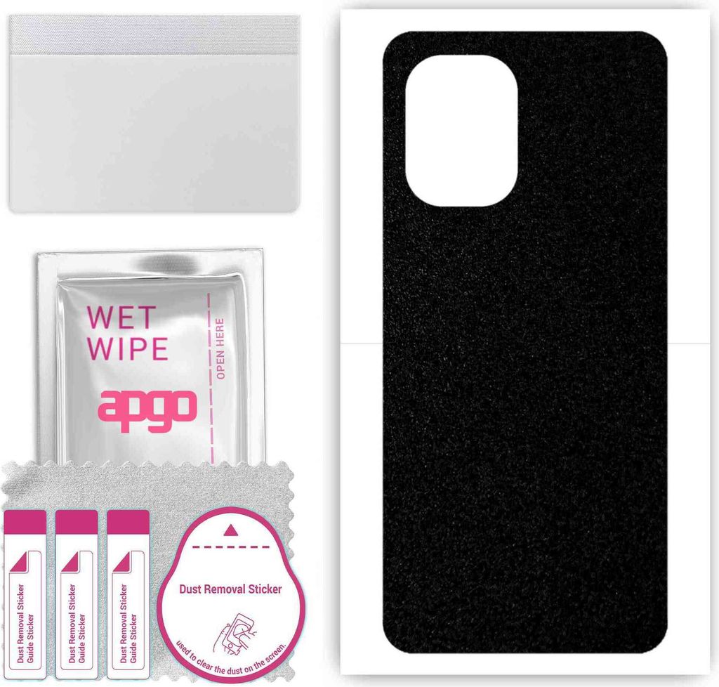 apgo Rückseite Schutzfolie, Skin, kompatibel mit HTC WildFire E Plus, Hinten Displayschutzfolie aus Vinylfolie, kratzfest, einfache Montage - Matt...