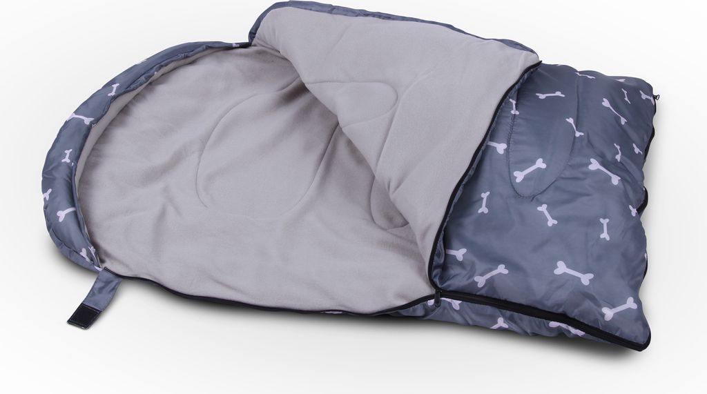 Hundeschlafsack Outdoor - Hundebett wasserabweisend und atmungsaktiv - Schlafsack für Hunde - ideal zum Wandern, Camping, Ausflüge - Einheitsgröße