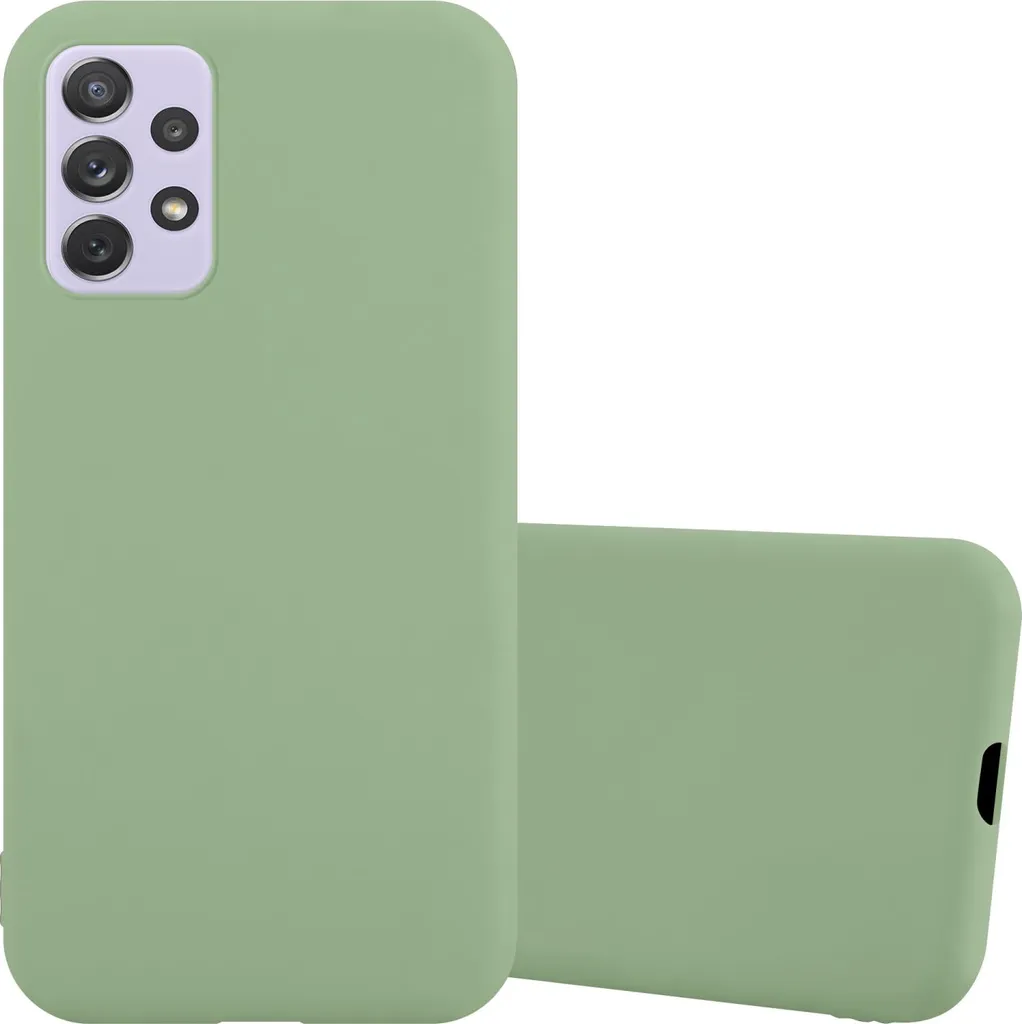 Custodia Cadorabo per Samsung Galaxy A73 5G custodia protettiva in verde custodia per cellulare TPU custodia in silicone cover