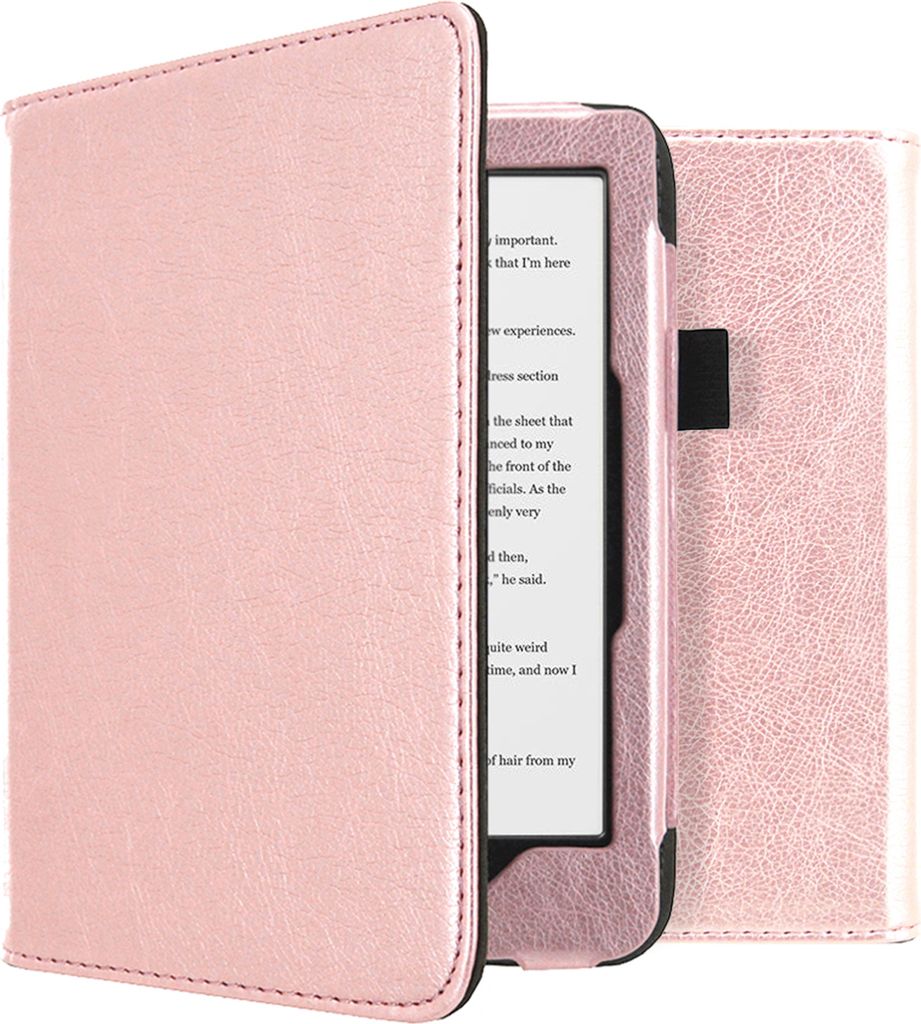 imoshion Vegan Leather Klapphülle Kobo Clara HD - Rosé gold