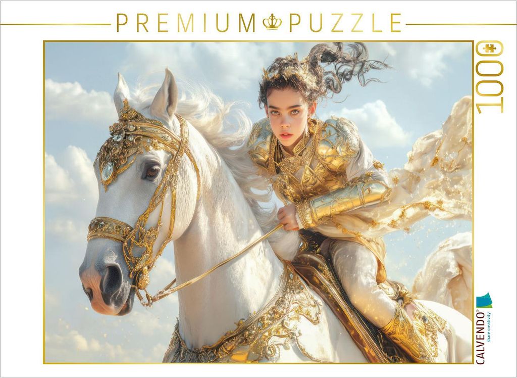 CALVENDO Puzzle Pferde | 1000 Teile Lege-Größe 64x48cm Foto-Puzzle für glückliche Stunden