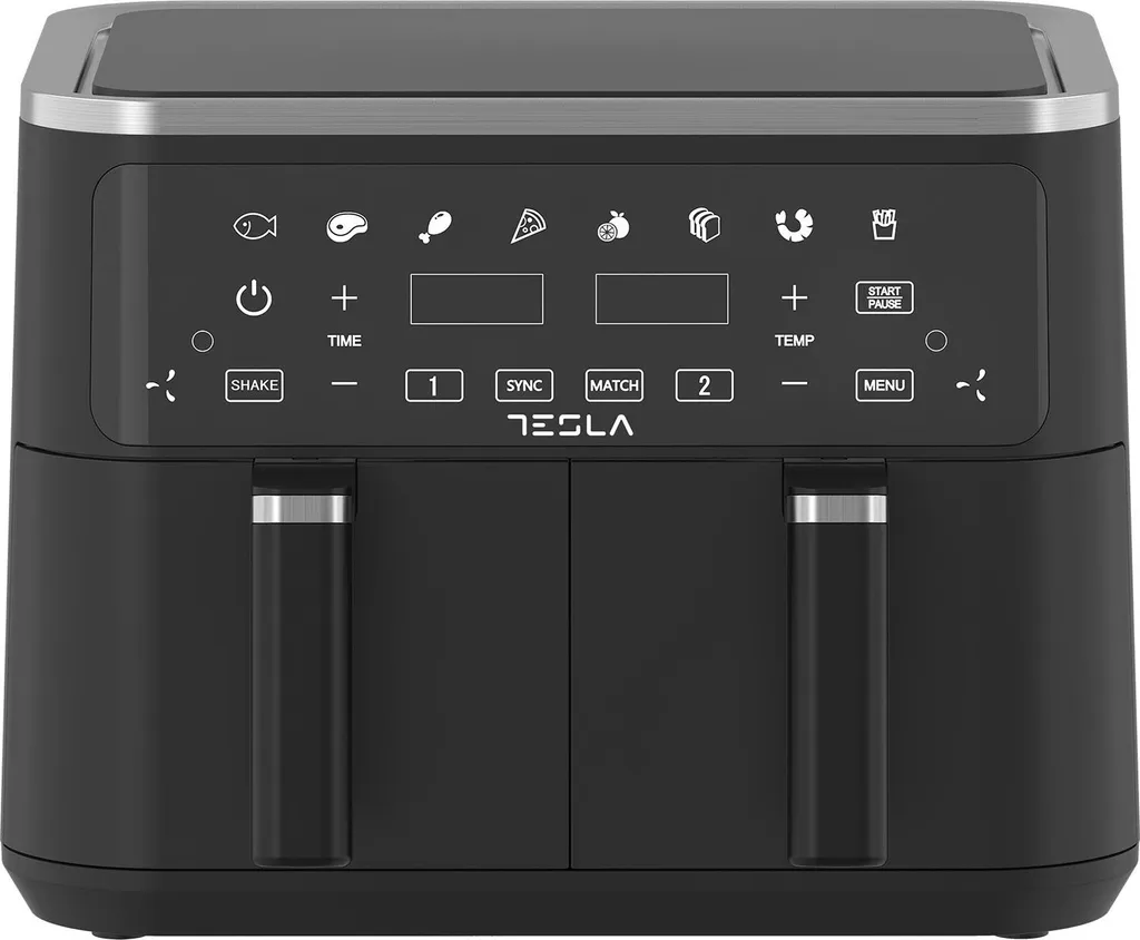 Friteuse Air Fryer Tesla 9L 2400W : Finis les repas gras et l'attente