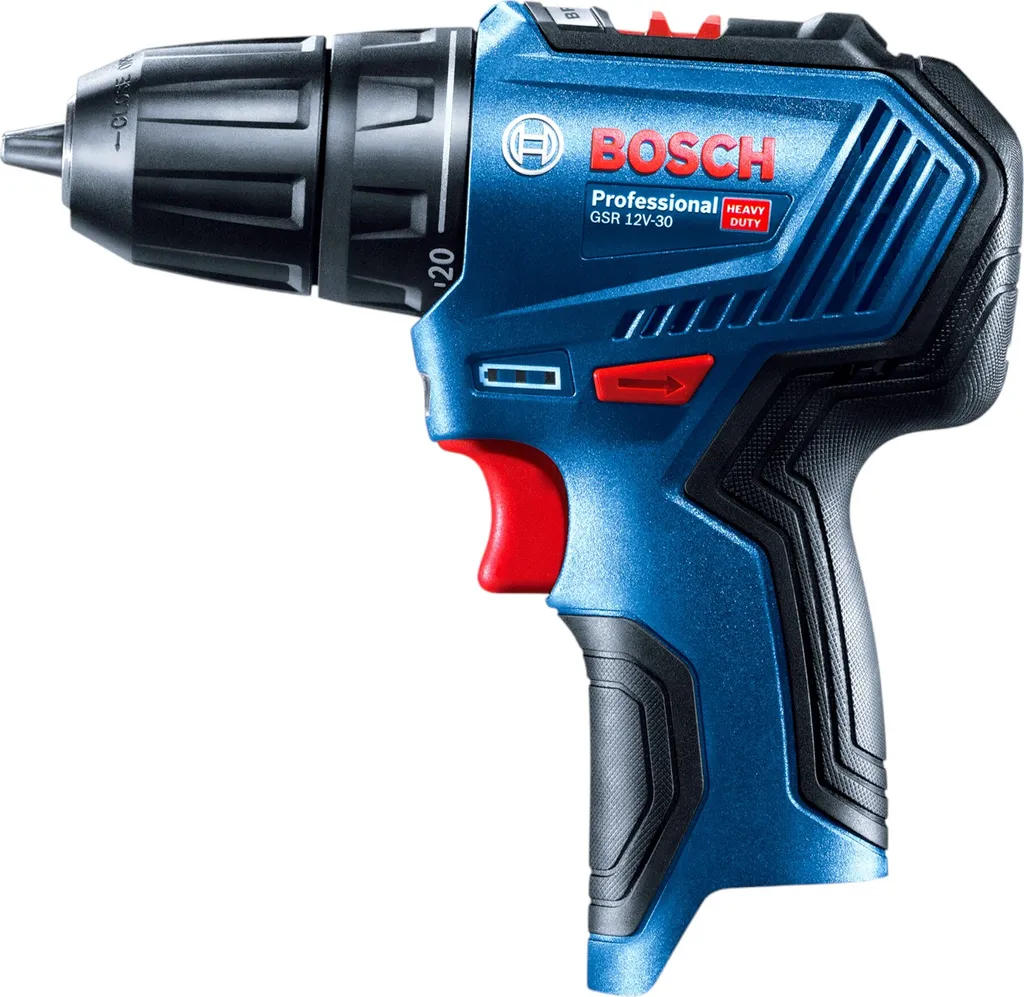 Bosch GSR 12V-30 Perceuse Compacte 30Nm Moteur sans Charbon et 2 Accus - 4