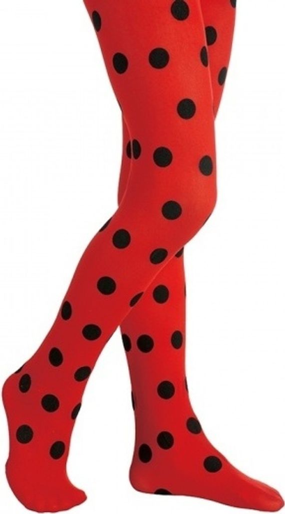 strumpfhose Marienkäfer Mädchen rot Einheitsgröße