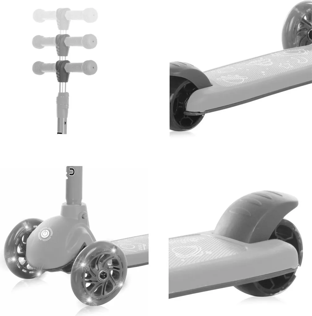 Trottinette 3 roues stable pour apprendre l'équilibre Lorelli Tamtam bleu - 6