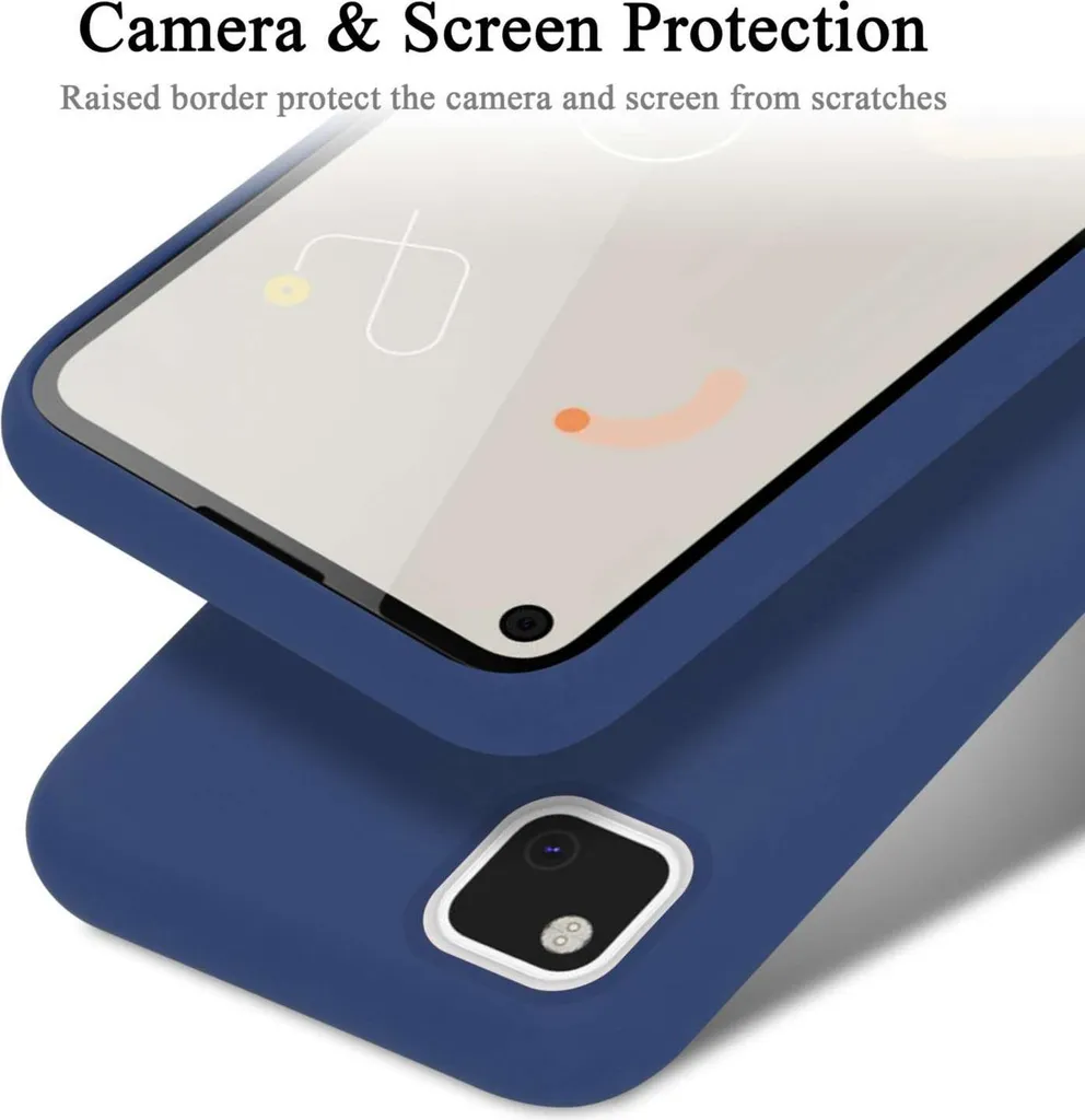 Custodia Morbida Cadorabo Per Google Pixel 4 – Cover TPU Trasparente Sottile E Antiurto, Bordo Rialzato, Flessibile