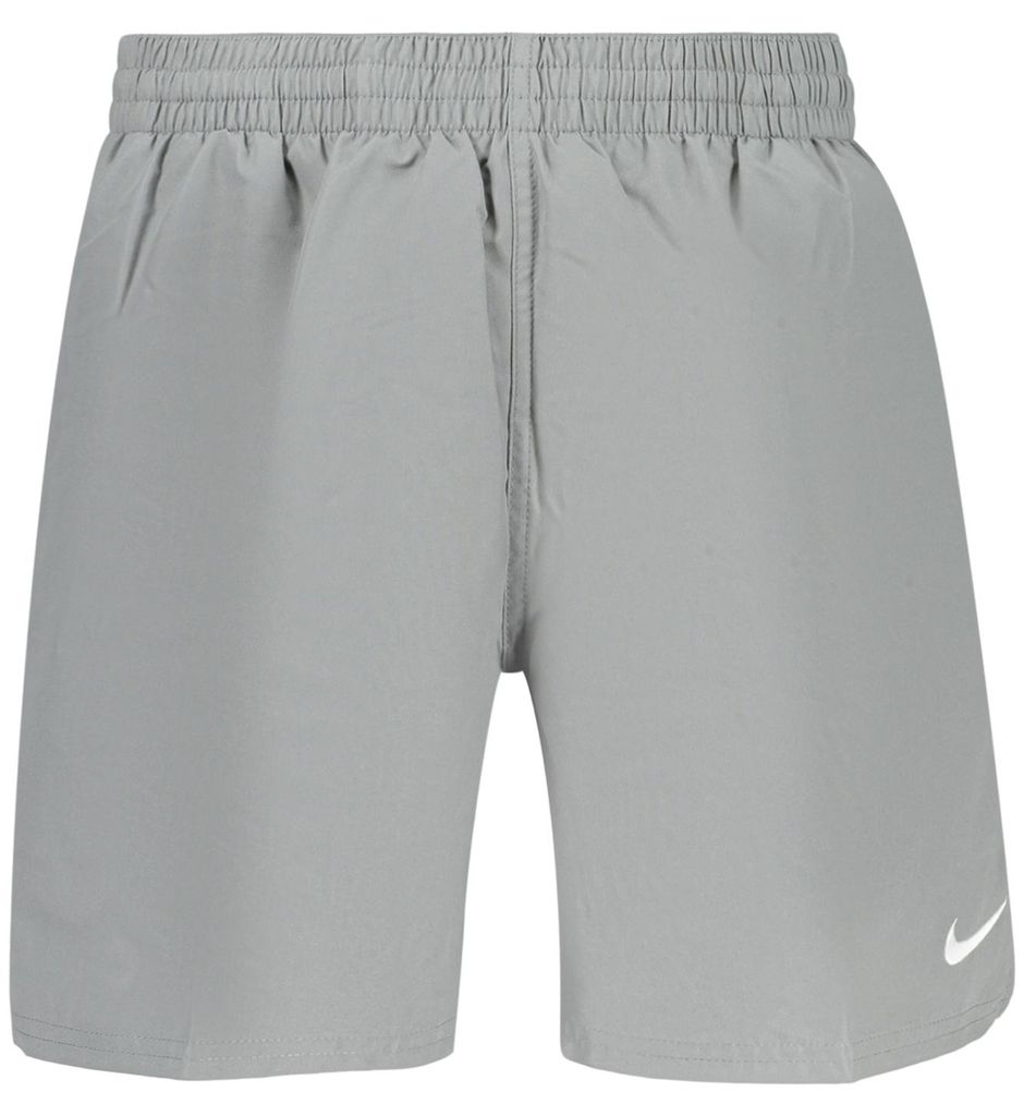 Graue Herren Badehose mit Stickerei, elastischem Bund & Produktbild 