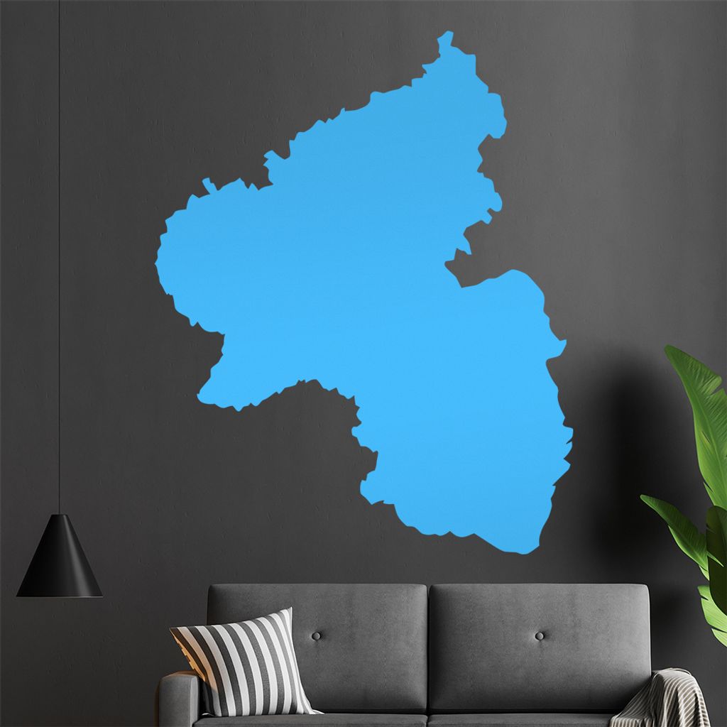 KIWISTAR Bundesland Rheinland-Pfalz - Mainz Nürburgring Wandtattoo in 6 Größen - Wandaufkleber Wall Sticker - Dekoration, Küche, Wohnzimmer, Sc...