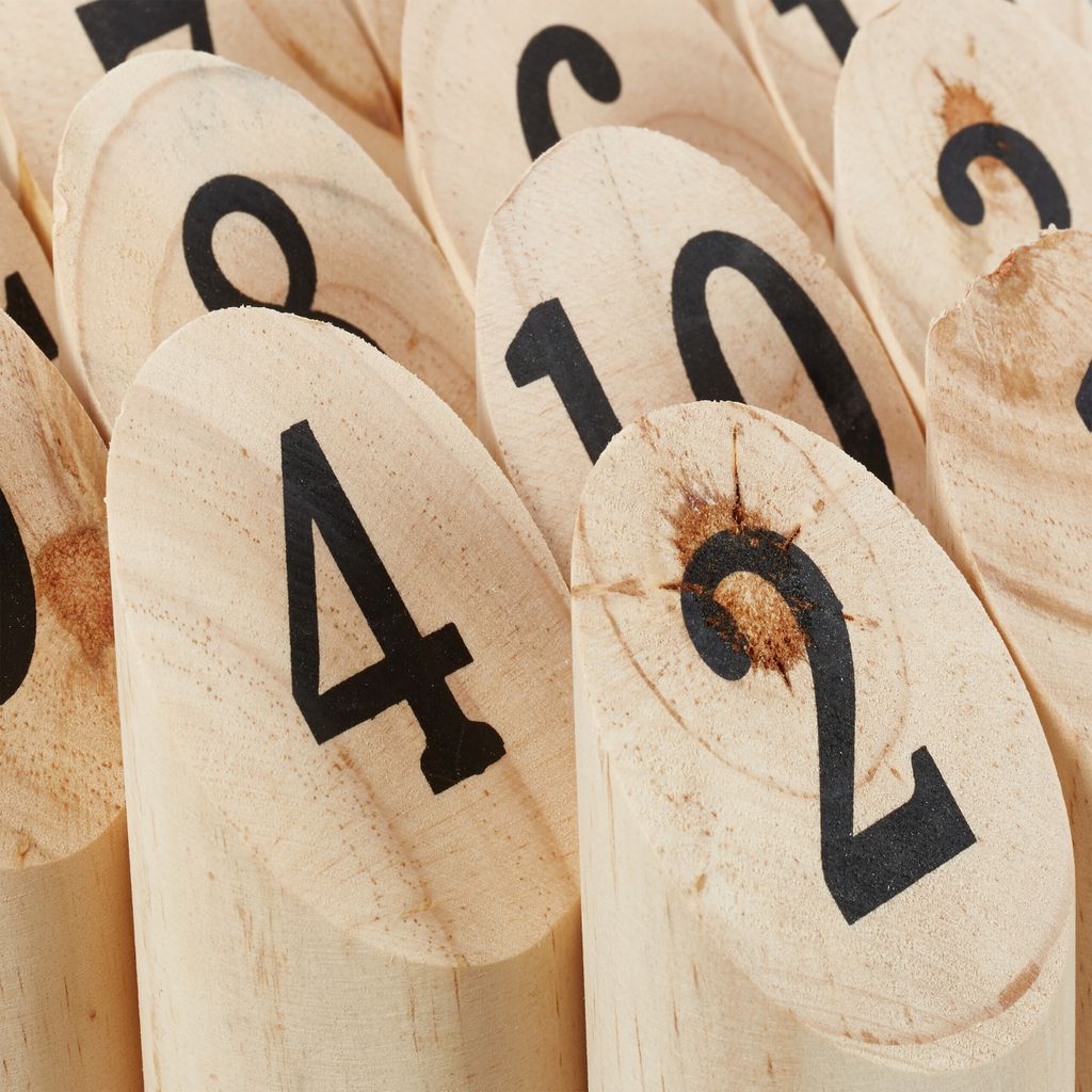 relaxdays Kubb Wikingerspiel Wurfspiel Produktbild 6