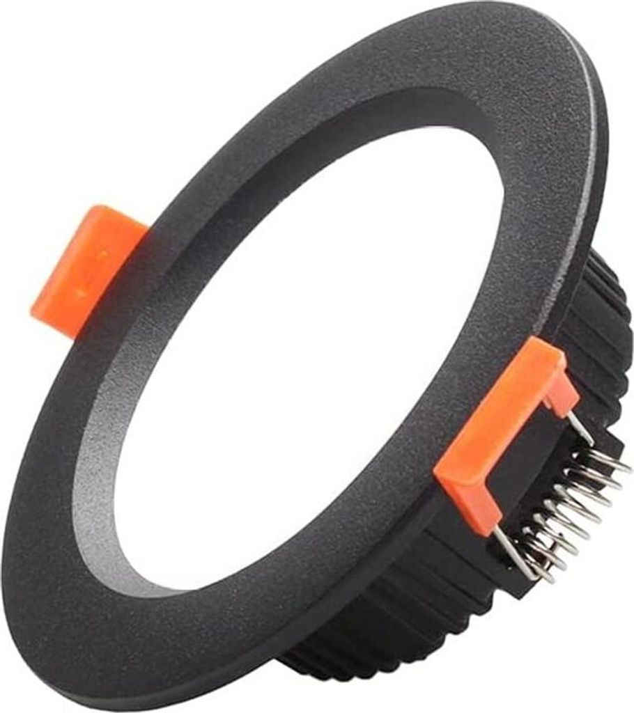 LED-Einbaustrahler, extra flach, 5 W, 500 Lumen, entspricht 50 W Glühlampe, rund, ultraflach, kaltweiß 6000 K, 230 V, Einbau-Deckenbeleuchtung, f...