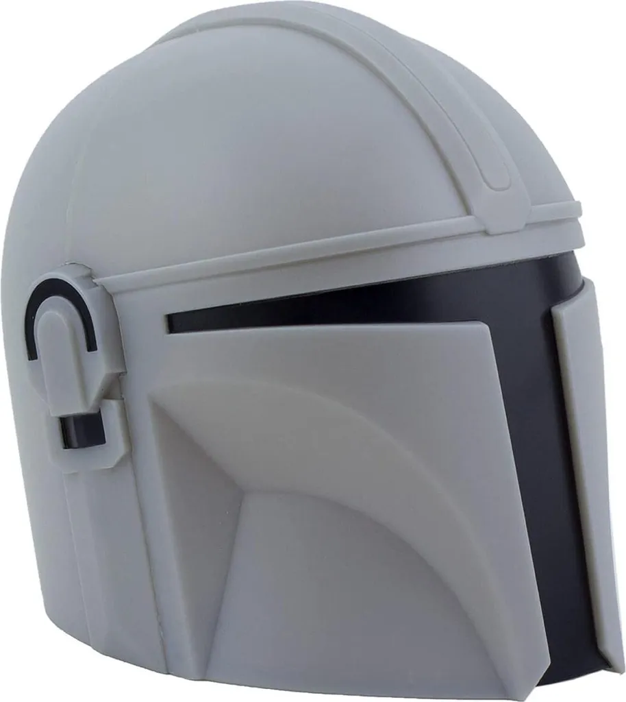 Lampe Mandalorian Design Unique : Éclairage LED Variable Finition Argent - 2