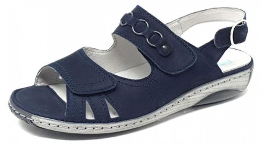 Waldläufer Garda Weite G Sandale Blau Produktbild 