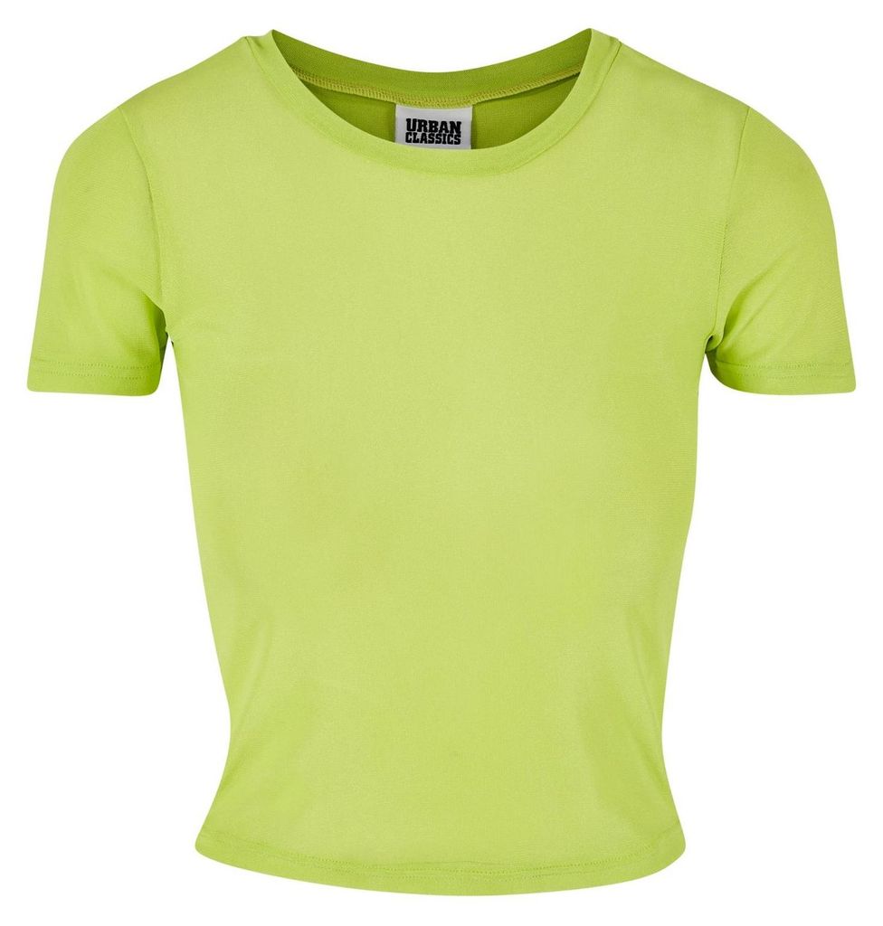 Urban Classics - T-Shirt kurz geschnitten für Damen TN1095 (M) (Gefriergelb)