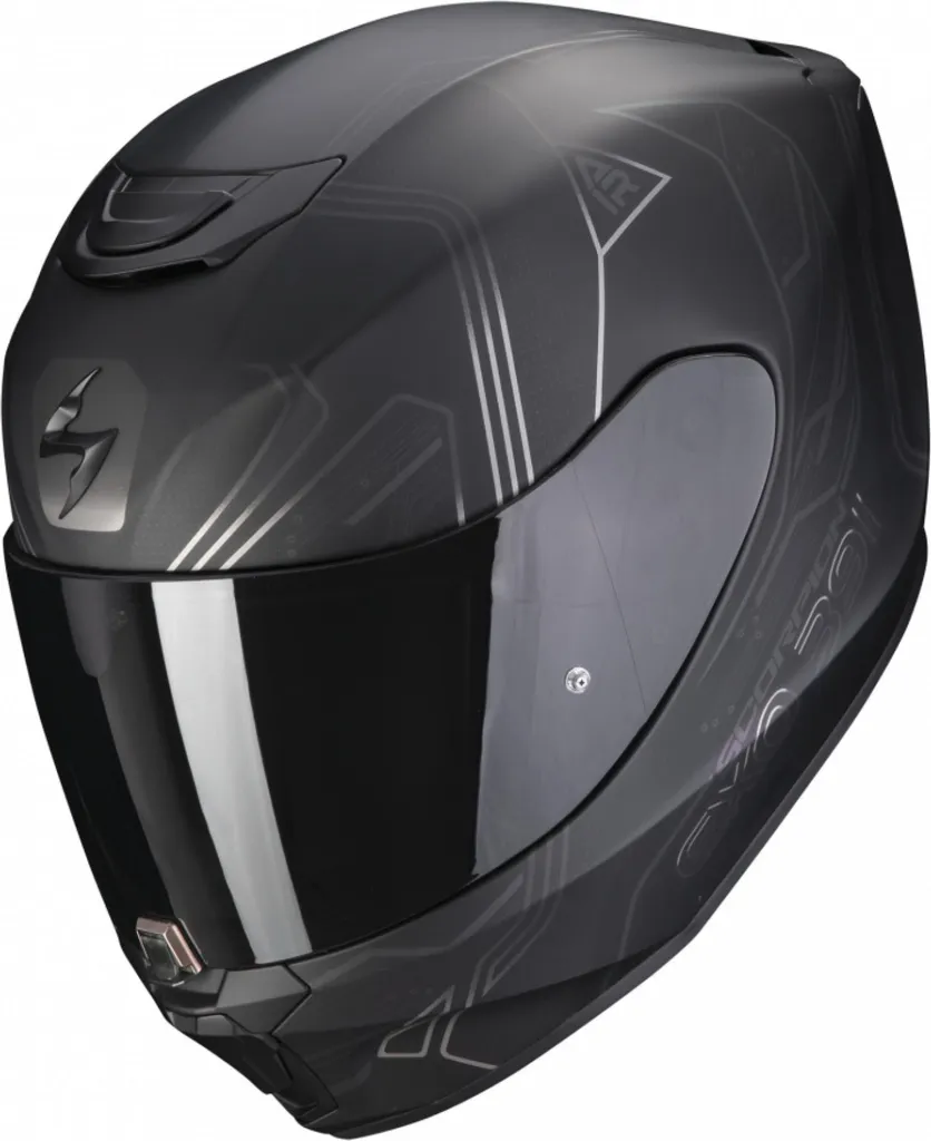 Scorpion Exo-391 Spada Casque Moto XL Noir Mat Reflets Caméléon ECE