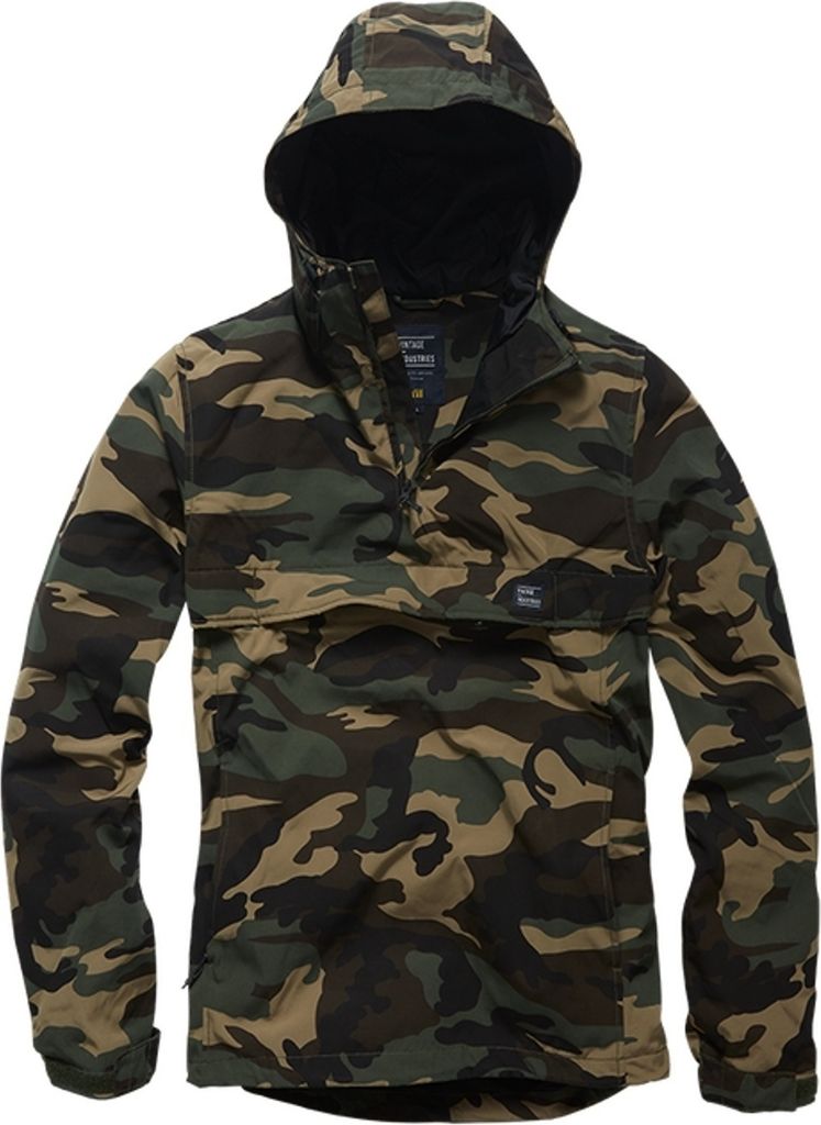 Vintage Industries Shooter Anorak, camouflage, S