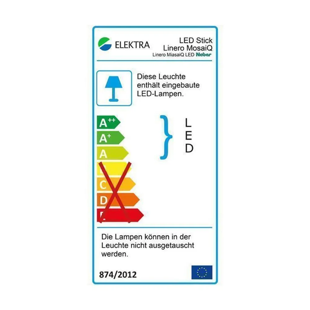 Solution Éclairage Crédence Linero MosaiQ - Profilé LED LP600 60cm - 15