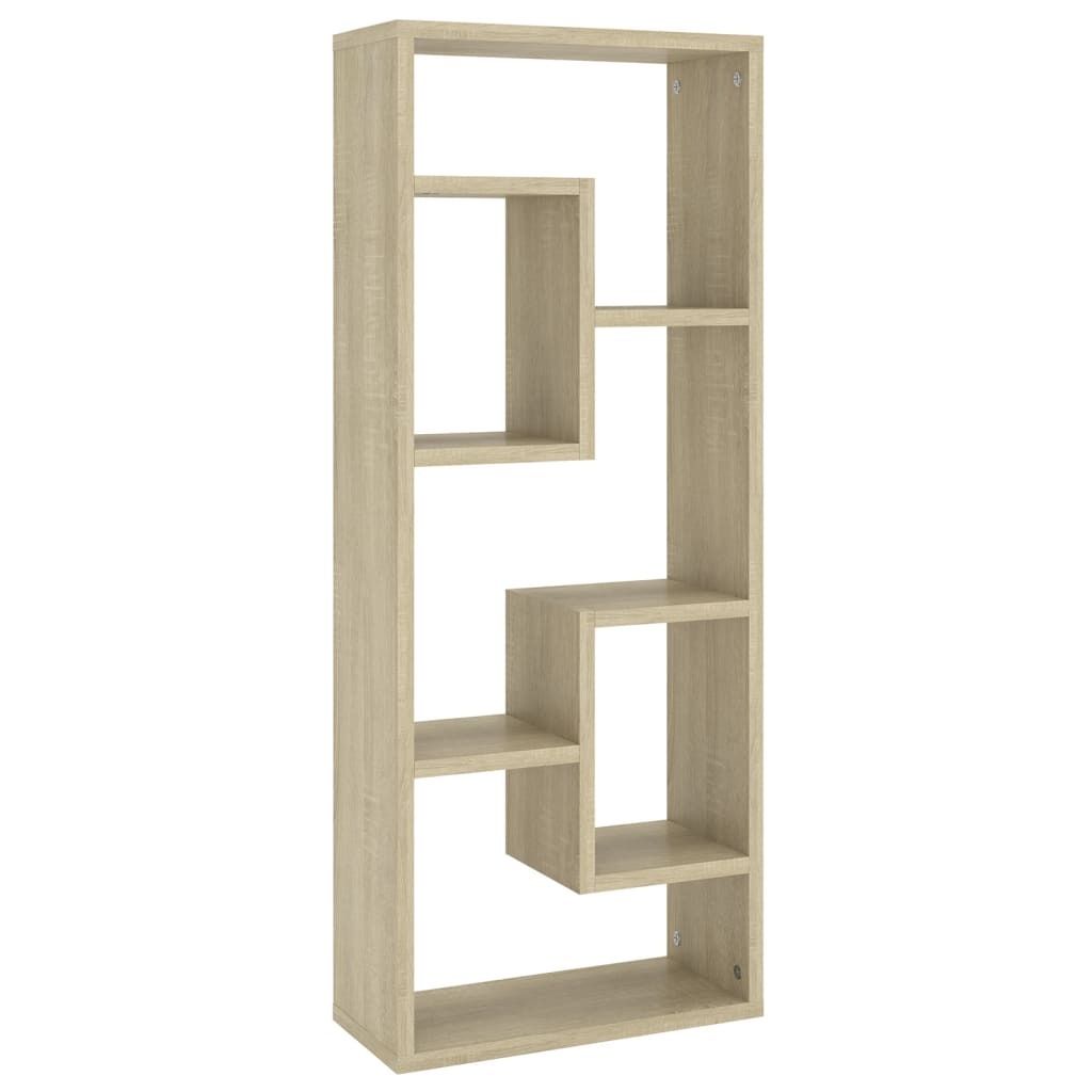 "WINTER SALE"Wandregal - Hängeschrank für Küche, Bad - Sonoma-Eiche 36x16x90 cm Holzwerkstoff - Wandregale NEU1173228