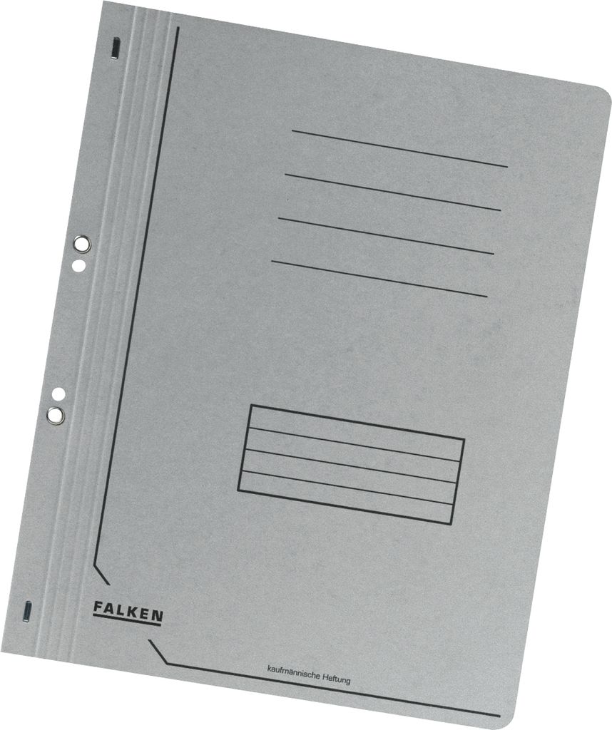 Falken 50Ösenhefter grau DIN A4