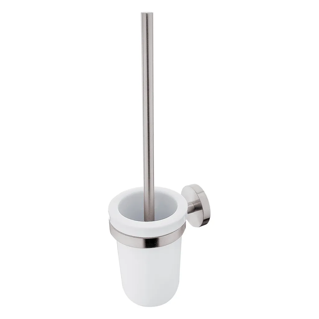 Brosse WC murale design en inox poli Nimco Unix pour salle de bain