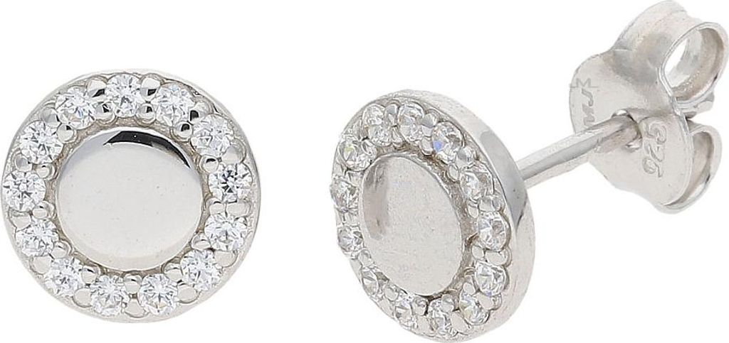 JuwelmaLux Ohrstecker 925 Silber mit Zirkonia JL39-06-0148
