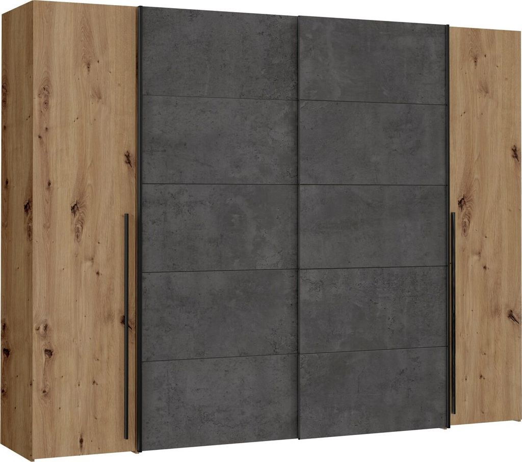 Furniture24 Kleiderschrank Narago NRGS82511 Schrank 270 cm Produktbild 