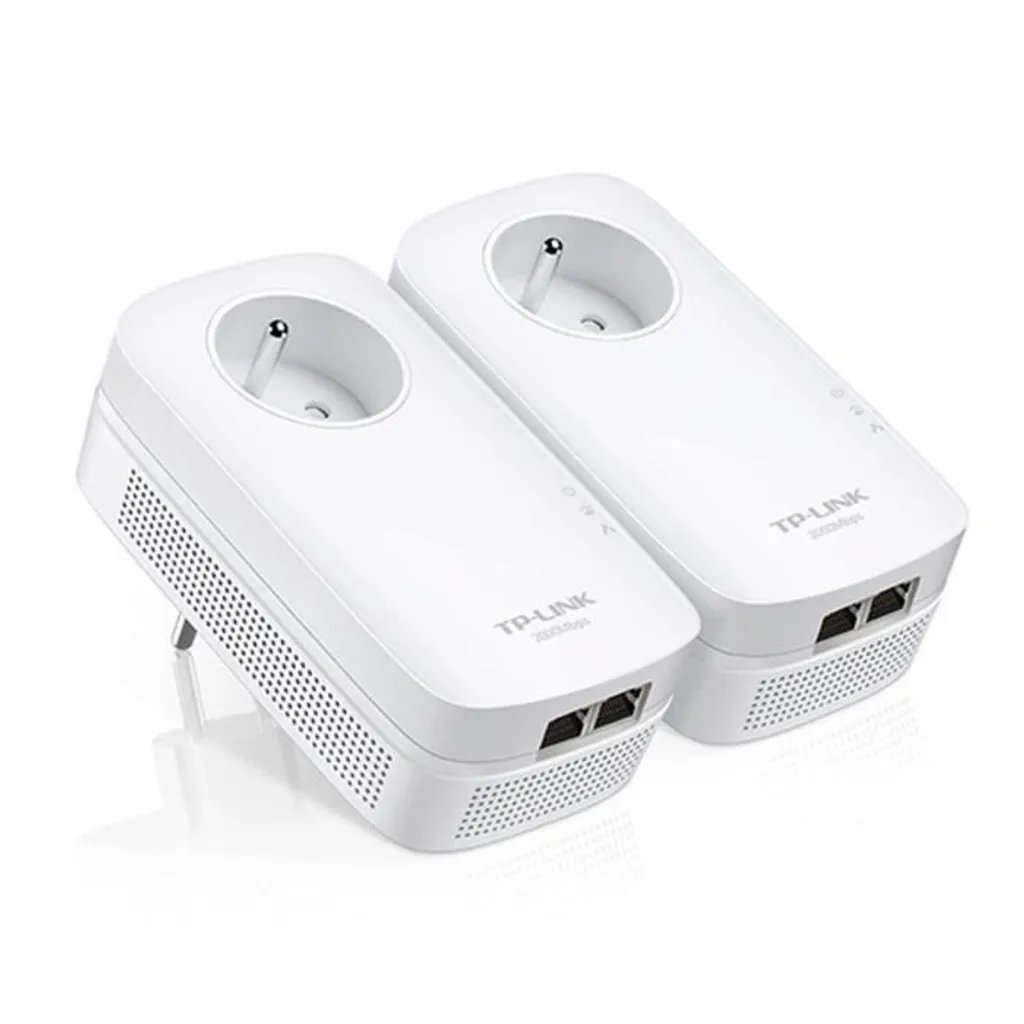 Pack de 2 Boîtiers CPL Ethernet TP-Link pour Connexion Internet Stable - 6