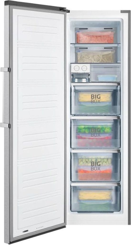 Amica - GSN 328 150 E - Gefrierschrank - NoFrost - Edelstahl