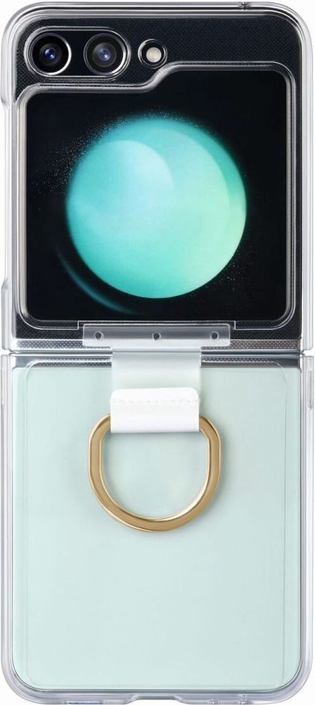 König Design Hülle kompatibel mit Samsung Galaxy Z Flip5 Kunststoff Soft Handyhülle - Handy Case Gold