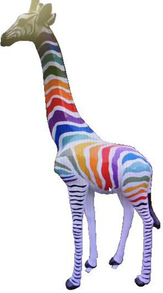 Designer Figuren Moderne Dekorationen Garten Giraffe Statue Skulptur Skulpturen