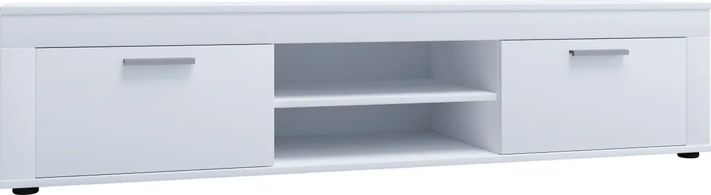 Banc TV Usilo XL de 160cm en bois - Grand meuble de salon bas VCM