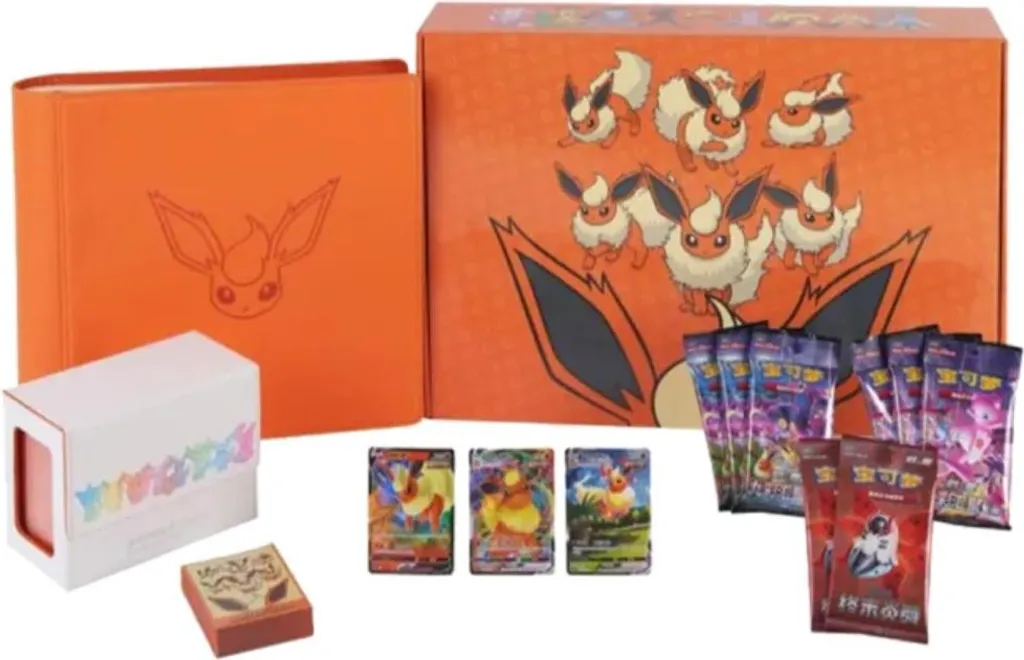 Coffret Pokémon Pyroli GX - Version Chinoise Rare pour Collection