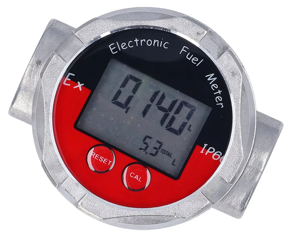 Débitmètre turbine 1 pouce LCD numérique haute précision 20 MPa