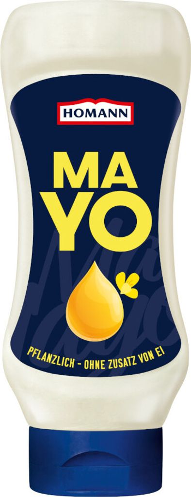 Homann Mayonnaise Pflanzliche Mayonnaise Squeezeflasche Produktbild 